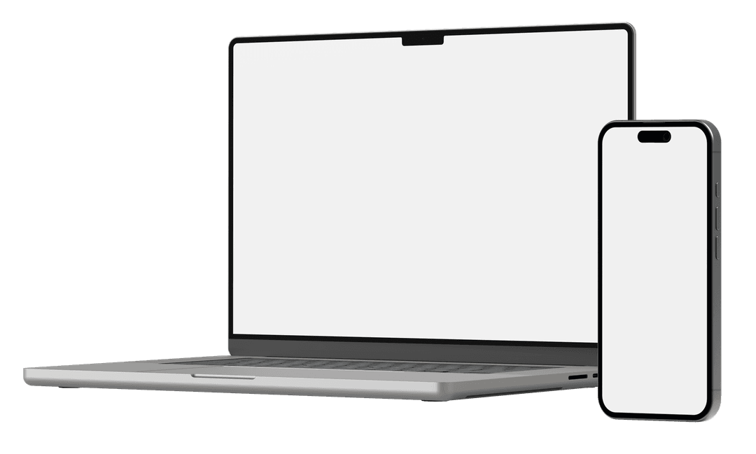 Pascal — property website shown on laptop and smartphone